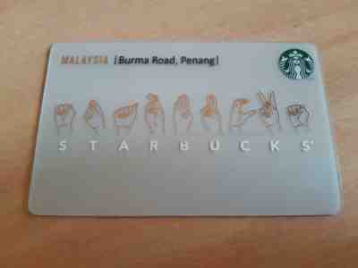 Starbucks Malaysia Card Sign Language Store SET OF TWO - Sold on eBay Dec, 4th 2019 for $28.00