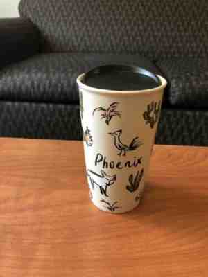 STARBUCKS PHOENIX ARIZONA 12 oz TRAVEL CUP/MUG ROADRUNNER, COYOTE, & CACTUS *NEW - Sold on eBay Dec, 4th 2019 for $19.00