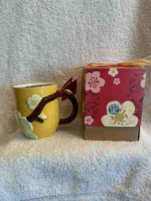 Starbucks Coffee Mug Cup Embossed Flowers Rare - Sold on eBay Dec, 4th 2019 for $17.99