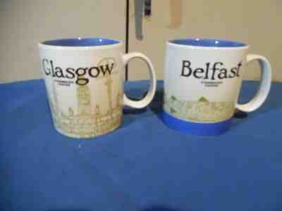 STARBUCKS GLASGOW & BELFAST MUGS LOT - Sold on eBay Dec, 4th 2019 for $39.99