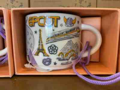 Disney World Parks Epcot Been There Coffee Mug Ornament Starbucks Christmas - Sold on eBay Dec, 4th 2019 for $23.85