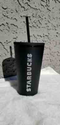 NEW Starbucks Grande Black Matte Bling Rhinestone Tumbler Cold Cup Holiday 2019 - Sold on eBay Dec, 4th 2019 for $35.00