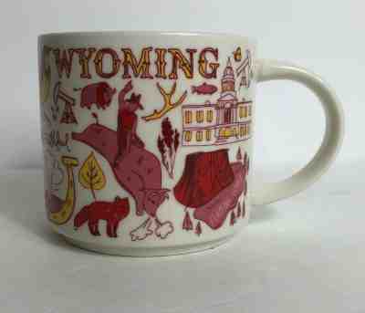 Starbucks Mug Been There Series Collection 2018 14 Oz. Coffee Cup Mug - Wyoming