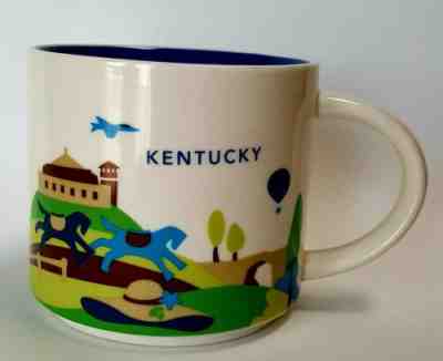 Starbucks Coffee Mug Kentucky You Are Here YAH Collectible Cup Horse Derby  - Sold on eBay Dec, 4th 2019 for $16.95