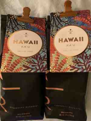 NEW Starbucks Reserve Coffee Beans HAWAII KA’U Two $36 Small Lot 8.8oz Bags SIB - Sold on eBay Dec, 4th 2019 for $66.00
