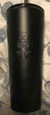 Starbucks 24oz Black Matte Stainless Steel Tumbler New - Sold on eBay Dec, 4th 2019 for $29.99