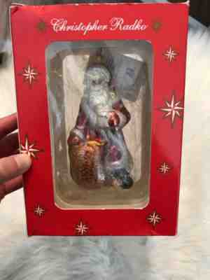 Christopher Radko Starbucks Coffee Christmas ornament new in box Santas Java - Sold on eBay Dec, 4th 2019 for $34.99