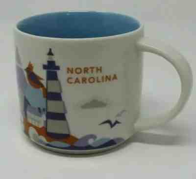 Starbucks North Carolina You Are Here Collection Coffee Mug Tea Cup 14oz 2015 - Sold on eBay Dec, 4th 2019 for $18.99