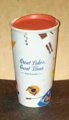 Starbucks Michigan Double Wall Traveler Mug Tumbler, 12 fl oz Great Lakes - Sold on eBay Dec, 4th 2019 for $29.99
