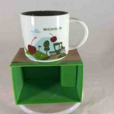 MICHIGAN STARBUCKS YOU ARE HERE 14 OZ MUG; NEW IN BOX - Sold on eBay Dec, 4th 2019 for $22.22