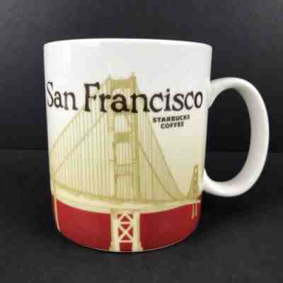 Starbucks SAN FRANCISO Mug Global Icon City 2010 Collector Series - Sold on eBay Dec, 4th 2019 for $34.99