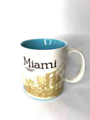 Starbucks 2011 Miami FL Global Icon Series Collectors Mug Cup Coffee City 16 oz - Sold on eBay Dec, 4th 2019 for $26.95