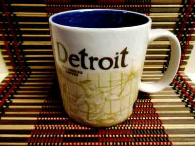 Starbucks Detroit Motor City 2011 Collectors Series Global Icon 16 oz Mug Cup  - Sold on eBay Dec, 4th 2019 for $34.95
