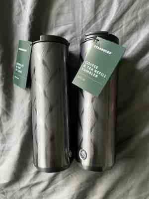 Two Brand New Starbucks Free Refill Tumbler Jan 2020 Coffee/Tea - Sold on eBay Dec, 4th 2019 for $87.00