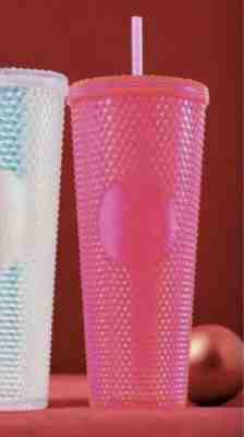 Starbucks Holiday 2019 Venti Studded Tumblers Cup Neon Pink NEW - Sold on eBay Dec, 4th 2019 for $25.95