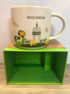 NEW IN BOX Starbucks You Are Here Collection Wisconsin Mug - Sold on eBay Dec, 4th 2019 for $29.99