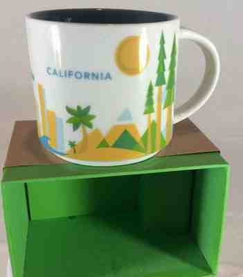 STARBUCKS Coffee Mug California YOU ARE HERE 14 oz in Original Box Free Shipping - Sold on eBay Dec, 4th 2019 for $17.50