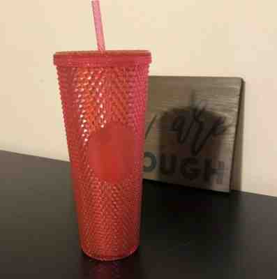 Starbucks Winter 2019 Venti 24oz Bling Studded Tumbler Cup Neon Pink SOLD OUT  - Sold on eBay Dec, 4th 2019 for $49.99