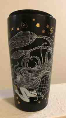 Starbucks 2019 Holiday Black Gold Siren Mermaid Tumbler Ceramic Cup 12oz Mug Hot - Sold on eBay Dec, 4th 2019 for $35.00
