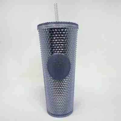 Starbucks 2019 BLING Silver PLATINUM Studded Tumbler Venti 24oz Holiday Cold Cup - Sold on eBay Dec, 4th 2019 for $39.99