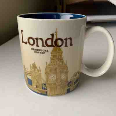 Starbucks 2011 London 16 oz Icon Collector's coffee mug EX - Sold on eBay Dec, 4th 2019 for $16.69