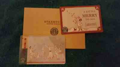 VERY Rare! 2005 Starbucks Taiwan ICE DANCE Gift Card w/Ticket & Taiwan Sleeve  - Sold on eBay Dec, 4th 2019 for $44.00