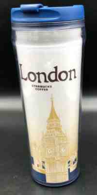 Starbucks 2009 London Insulated Plastic Tumbler Travel Cup 12 Oz New - Sold on eBay Dec, 4th 2019 for $29.99