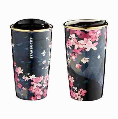 RARE 2016 Starbucks Sakura Night To Go Tumbler Mug Cup Japan Cherry Blossom SG - Sold on eBay Dec, 4th 2019 for $108.00