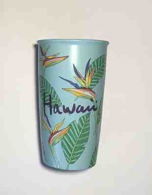 Starbucks HAWAII Ceramic Tumbler - 12 oz. Birds Of Paradise  - Sold on eBay Dec, 4th 2019 for $34.99