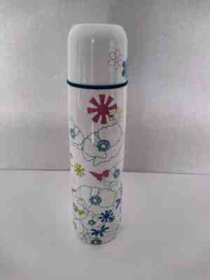 Starbucks Stainless Steel 2006 PYLONES Thermos Flowers Butterflies 17oz - Sold on eBay Dec, 4th 2019 for $19.99