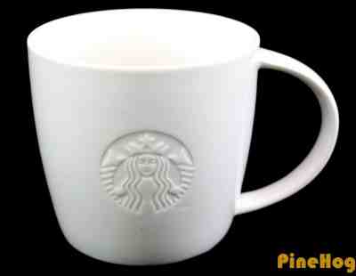 Unique RARE Starbucks Coffee Tea Cup Mug 14 oz White 2010 Siren Logo "T" - Sold on eBay Dec, 4th 2019 for $27.38