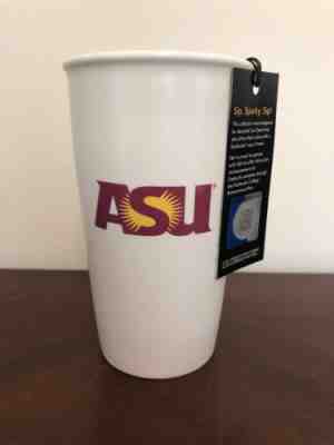 Starbucks ASU Arizona State University ceramic travel mug 12oz/355ml NEW - Sold on eBay Dec, 4th 2019 for $23.00