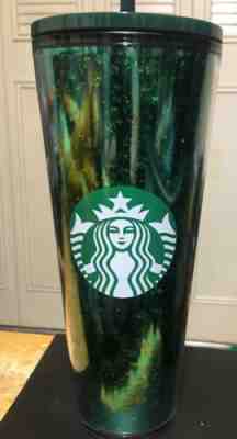 NEW Starbucks Mercury Glitter Green Cup Holiday 2019 Collection Limited Edition - Sold on eBay Dec, 3rd 2019 for $21.00