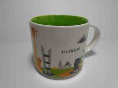 Starbucks ILLINOIS You Are Here Collection Mug Cup Landmarks Collectible Series - Sold on eBay Dec, 3rd 2019 for $20.75