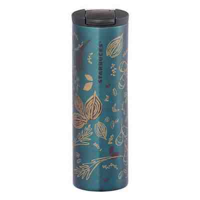 Starbucks Taiwan 2014 fall leaves troy stainless steel tumbler 16oz