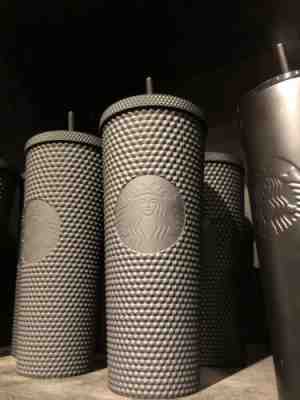 BRAND NEW FALL 2019 STARBUCKS MATTE BLACK STUDDED TUMBLER CUP LIMITED EDITION! - Sold on eBay Dec, 3rd 2019 for $80.00