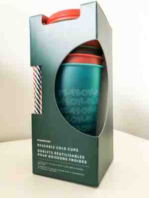 New Starbucks Holiday 2019 Reusable Cold Cups - Sold on eBay Dec, 2nd 2019 for $19.99