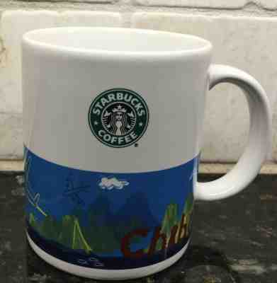 Starbucks Japan CHIBA Airplane Mountain Seagull Logo Design 2008 Mug 14oz New  - Sold on eBay Dec, 6th 2019 for $21.99