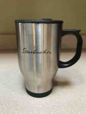 Vintage Starbucks Coffee 16 oz 18-8 Stainless Steel Classic Travel Cup Mug + Lid - Sold on eBay Dec, 6th 2019 for $24.50