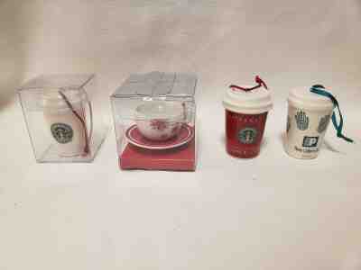3 Starbucks & 1 Peets Coffee To Go Cup/Coffee Cup Ornaments - Sold on eBay Dec, 6th 2019 for $19.99