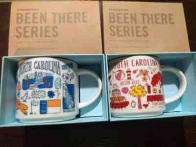 Starbucks been there series mugs 14 oz  North Carolina and South Carolina  - Sold on eBay Dec, 6th 2019 for $25.00