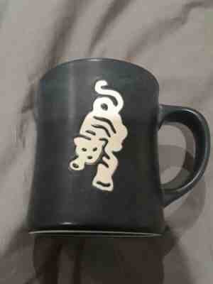 Starbucks 2012 Sumatra Tiger Bone China Coffee Mug Cup Matte Black Maroon 16oz - Sold on eBay Dec, 6th 2019 for $18.00