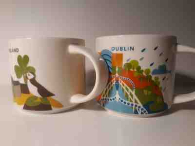 2 NEW STARBUCKS 14 OZ MUGS - DUBLIN & IRELAND   - Sold on eBay Dec, 6th 2019 for $55.00