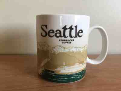 Starbucks Coffee Mug Seattle, WA Skyline 2012 Global City Icon Series 16 oz. - Sold on eBay Dec, 6th 2019 for $29.95