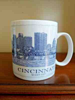Starbucks Architecture Series 2009 Queen City Mug Cincinnati Rare - Sold on eBay Dec, 6th 2019 for $18.50