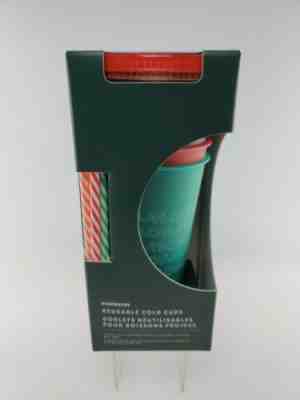NEW Starbucks 2019 Holiday Christmas Winter Reusable Cold Cups 5 pack w/  Straws - Sold on eBay Dec, 5th 2019 for $24.95