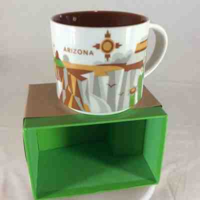  STARBUCKS  ARIZONA, USA  YOU ARE HERE collection YAH 14 Oz Mug. Rare NIB - Sold on eBay Dec, 5th 2019 for $18.88