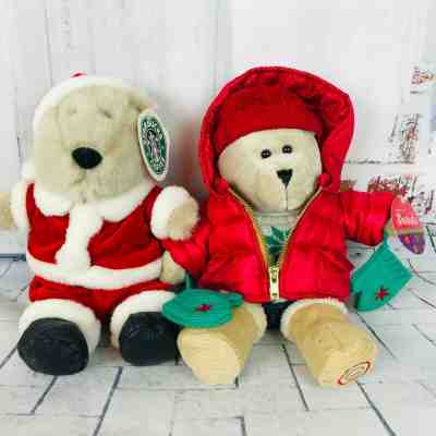 STARBUCKS Lof of 2 Bearista Bears ~ 2000 Santa & 2006 Winter Bear ~ Both w/Tags - Sold on eBay Dec, 5th 2019 for $17.99
