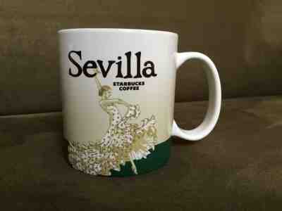 Starbucks SEVILLA Spain Global Icon City Collector Series Mug Coffee Cup 16 oz,  - Sold on eBay Dec, 5th 2019 for $54.99