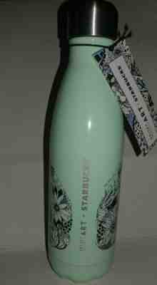 New Starbucks Kelsey Montague Art Swell Bottle BNWT What Lifts Your Wings - Sold on eBay Dec, 5th 2019 for $22.99